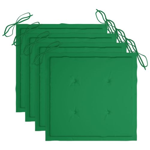 Градински трапезен комплект сгъваем възглавници 5 части бамбук