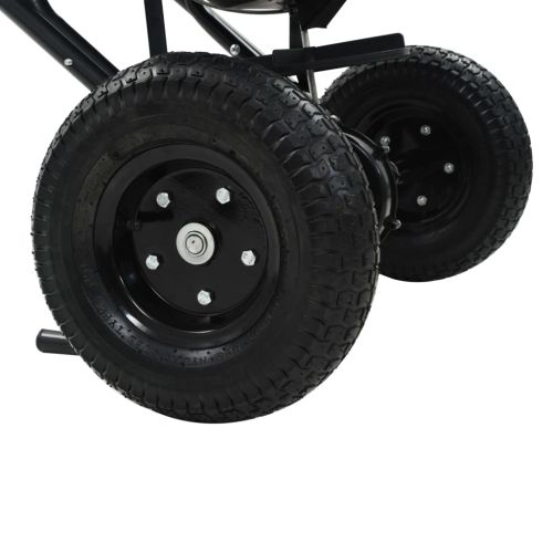 Ръчен разпръсквач за сол, PVC и стомана, 106x73x76 см, 45 л