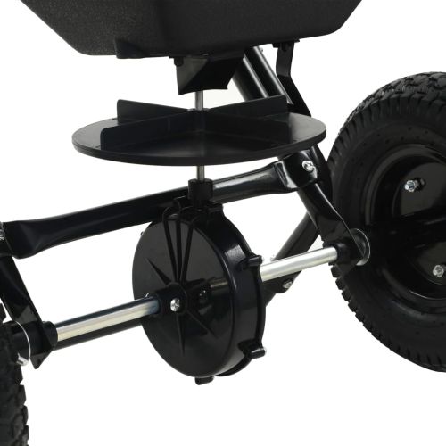 Ръчен разпръсквач за сол, PVC и стомана, 106x73x76 см, 45 л