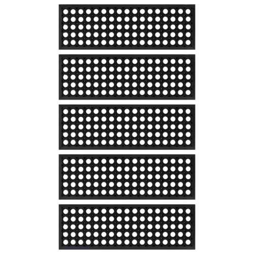 Постелки за стъпала 5 бр 25x75 см гума