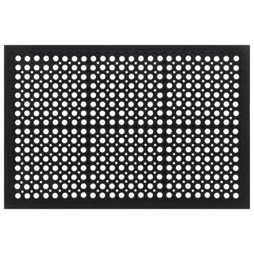 Изтривалка за врата правоъгълна 60x90 см гума