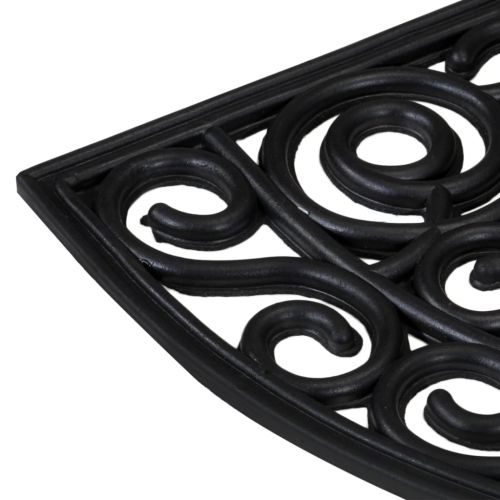 Изтривалка за врата полукръгла 45x75 см гума