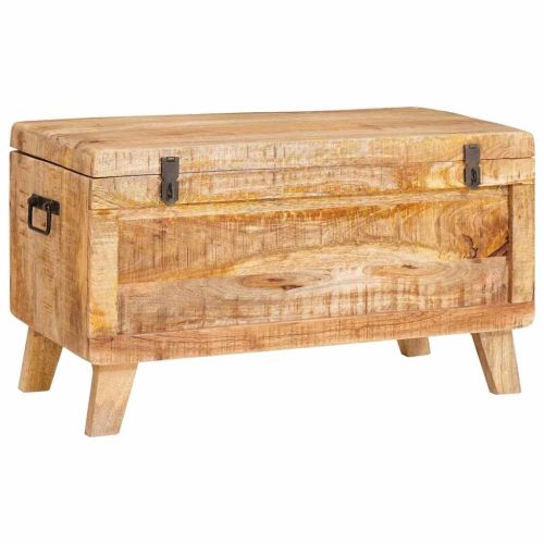 Кутия за съхранение 70 x 35 x 40 см мангово дърво масив