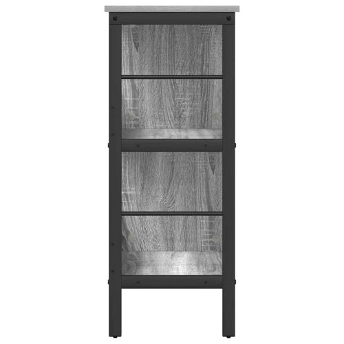 Рафт за книги 4 нива 82 x 32 x 79 см Инженерна дървесина