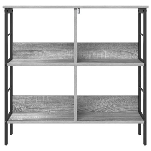 Рафт за книги 4 нива 82 x 32 x 79 см Инженерна дървесина