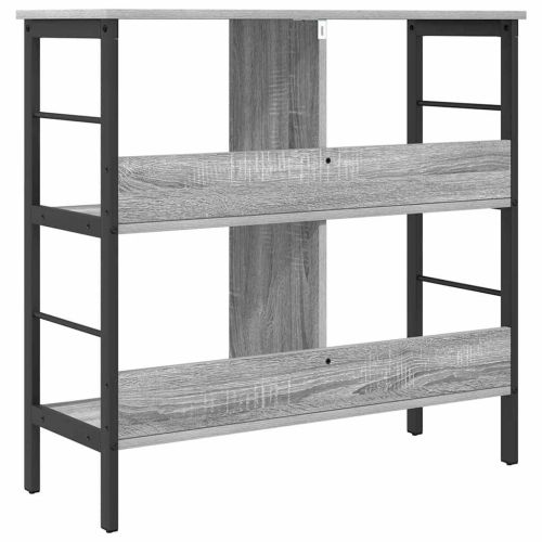Рафт за книги 4 нива 82 x 32 x 79 см Инженерна дървесина