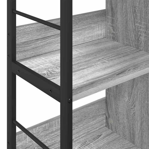 Рафт за книги 4 нива 82 x 32 x 79 см Инженерна дървесина