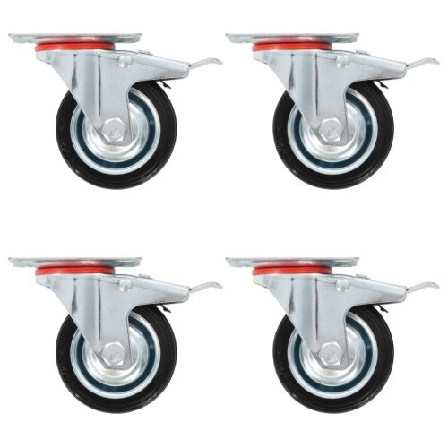 16 бр въртящи се колела, 75 мм