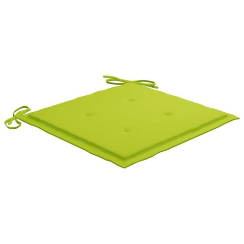 Столове Батавия с възглавници, 6 бр, тиково дърво масив