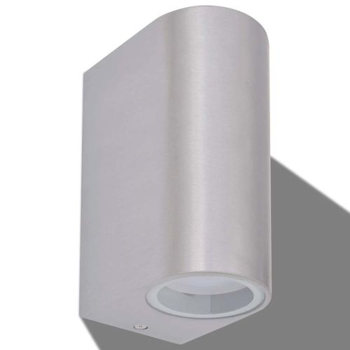 Външни LED прожектори за стена, обли, 2 бр