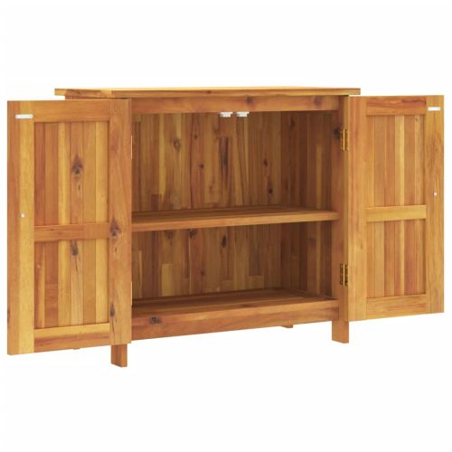 Градински шкаф 75x35x70 см масивна акация