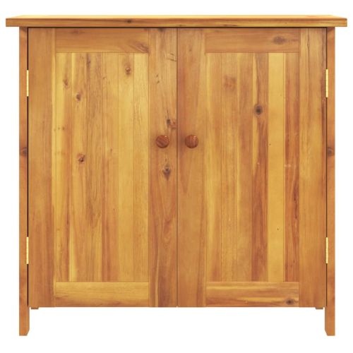 Градински шкаф 75x35x70 см масивна акация