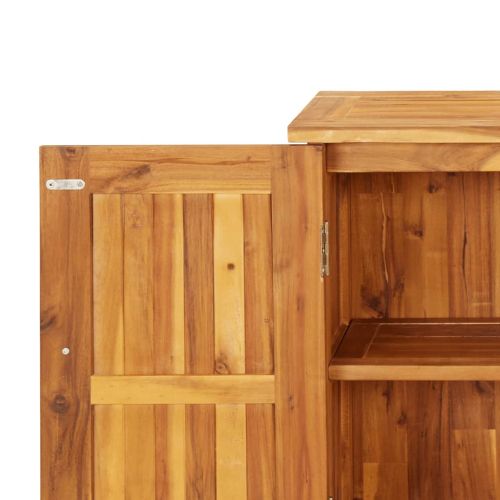 Градински шкаф 75x35x70 см масивна акация