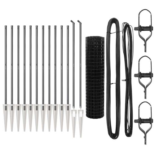 Ограда с пост Сив 1,2 x 25 m Стомана