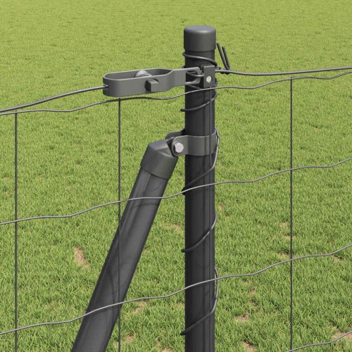 Ограда с пост Сив 1,2 x 25 m Стомана