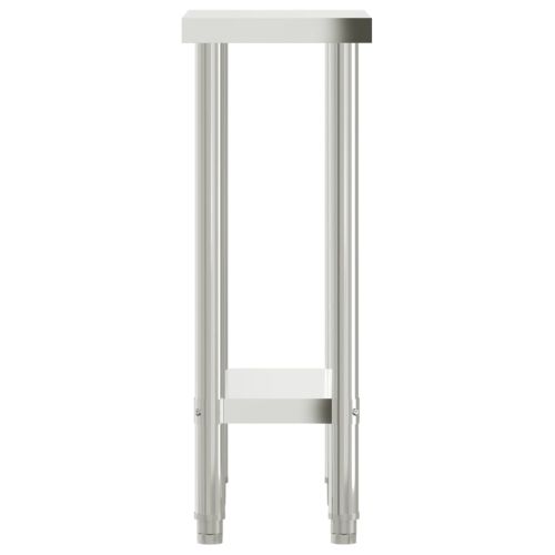 Кухненска работна маса, 55x30x85 см, неръждаема стомана