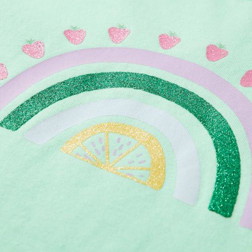 Детска тениска, яркозелена, 116