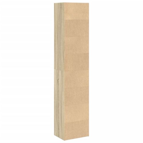 Библиотека, дъб сонома, 40x30x189 см, инженерно дърво