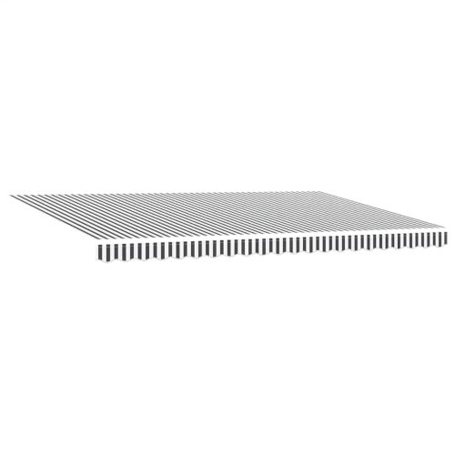 Автоматично прибираща се тента с LED антрацит и бял 500x300 см