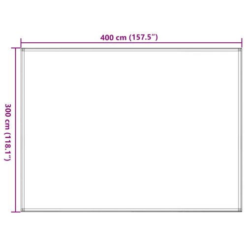 Килим за палатка, 300x400 см, син, HDPE