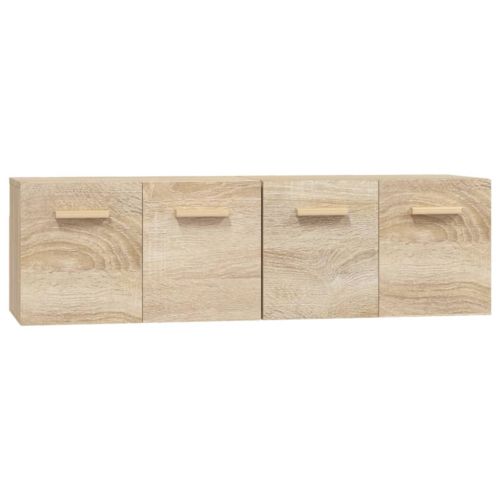 Стенни шкафове 2 бр сонома дъб 60x36,5x35 см инженерно дърво