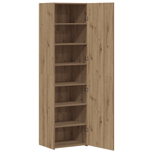 Висок шкаф 2 pcs Дъб 50 x 42,5 x 185 см