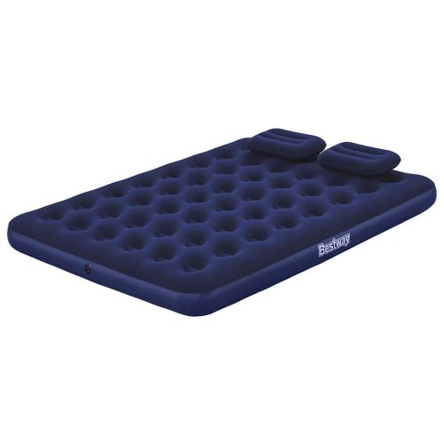 Bestway Надуваем матрак с възглавница и помпа, 203x152x22 см, 67374