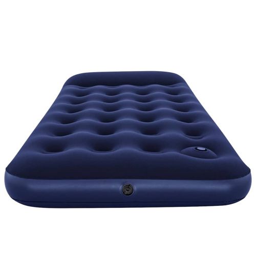 Bestway Надуваем флокиран матрак с вградена крачна помпа, 188x99x28 см