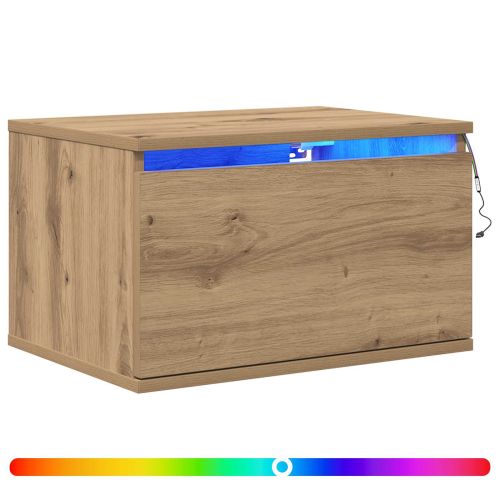 Стенен шкаф за нощно шкафче Дъб 50 x 36 x 30 см Инженерно дърво