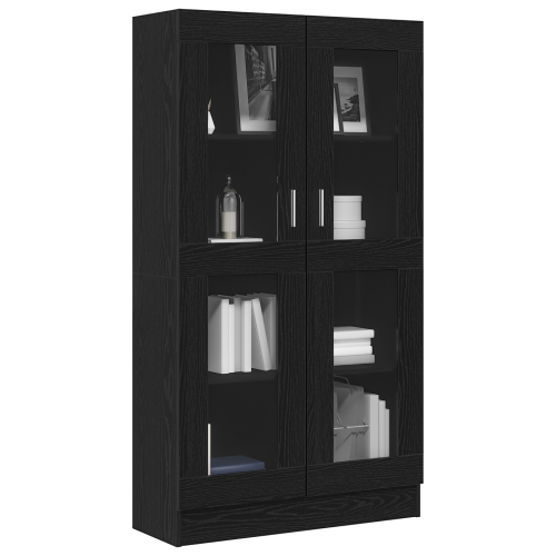 Шкаф за книги Черния дъб 82,5 x 30,5 x 150 см Инженерно дърво