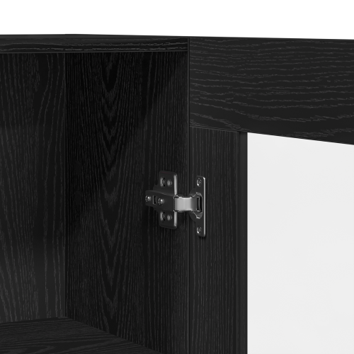 Шкаф за книги Черния дъб 82,5 x 30,5 x 150 см Инженерно дърво