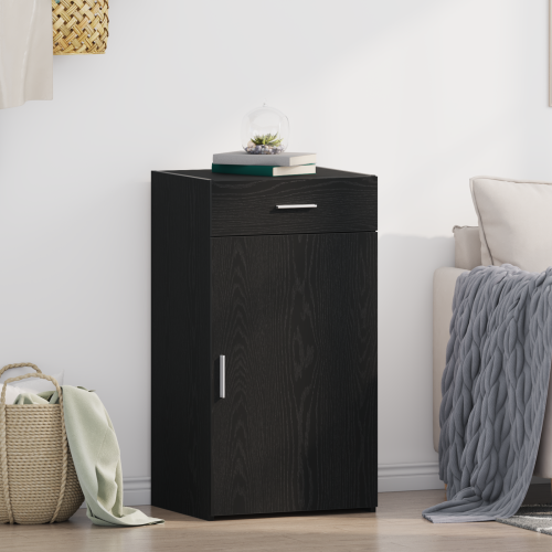 Служебен шкаф с чекмедже Черния дъб 50 x 42,5 x 93 см