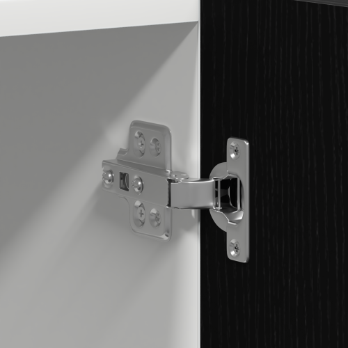 Висящ шкаф с рафт Черния дъб 60 x 57 x 207 см Инженерно дърво