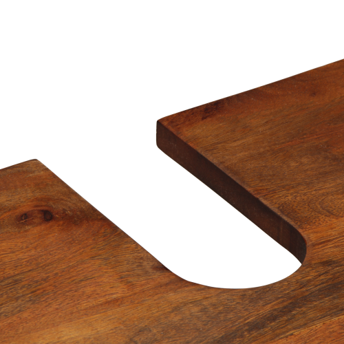 Комплект шкафове за баня с чекмедже с врата 3 pcs Меден кафяв