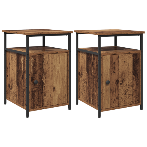 Нощен шкаф старо дърво Инженерно дърво