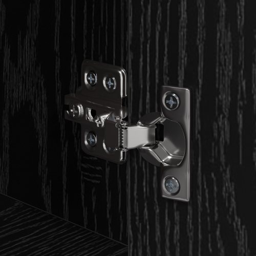 Нощен шкаф с чекмедже 2 pcs Черен дъб Инженерно дърво