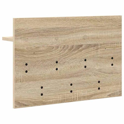 Стенен закачалка за палта с рафт Сонома дъб 60 x 40 x 12 cm