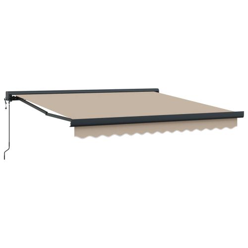 Сенник Бежово 350 x 250 cm Полиестер и алуминий