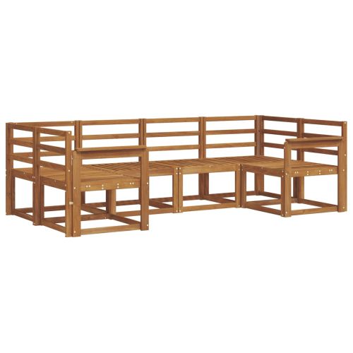 Комплект дивани за открито 6 pcs Естествен
