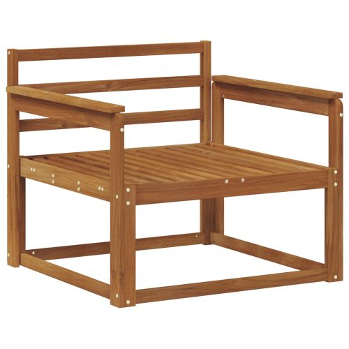 Среден диван за открито Солидно акациево дърво Естествен