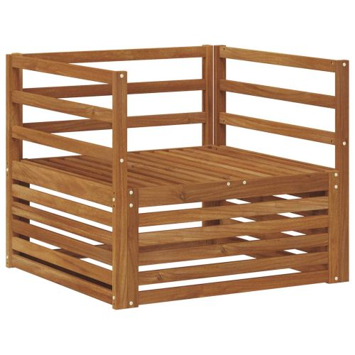 2 Брой Външен диван Натурално