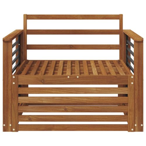 2 Брой Външен диван Натурално