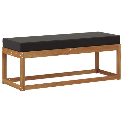 Външен стол с пейка Солидно акациево дърво Естествен