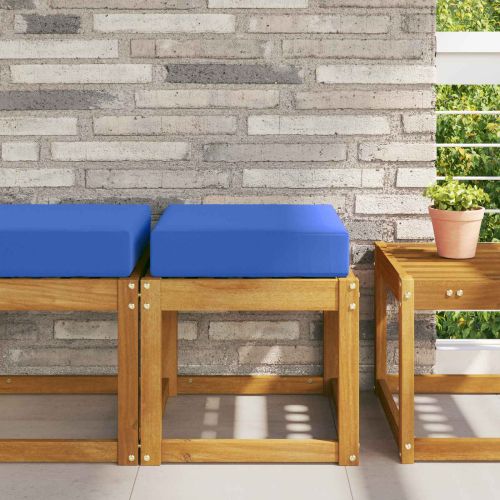 Възглавница за открито седалка Тюркоаз 40 x 40 x 8 см