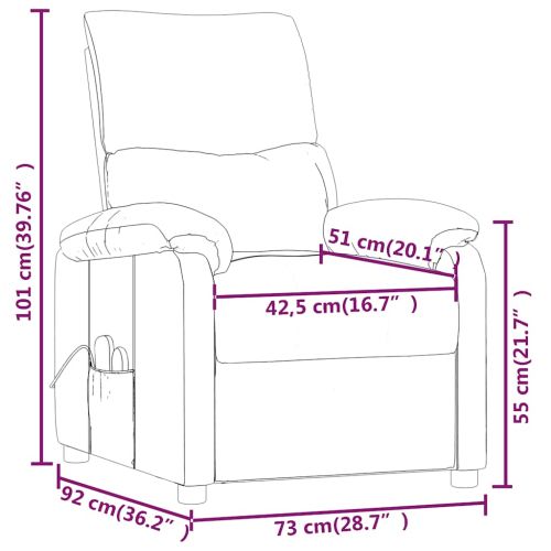Масажен стол, тъмносив, текстил