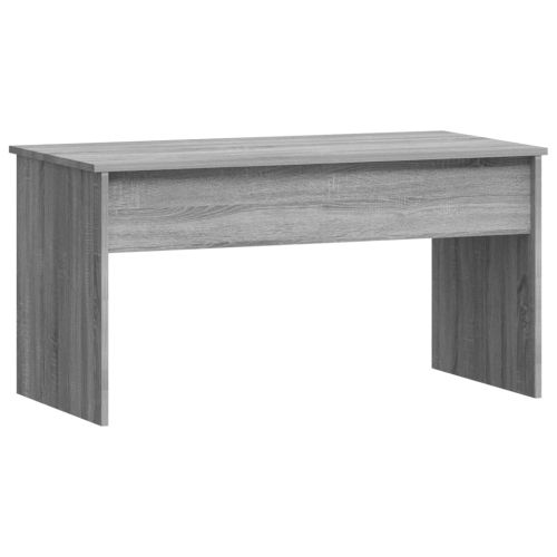 Кафе маса, сив сонома, 102x50,5x52,5 см, инженерно дърво