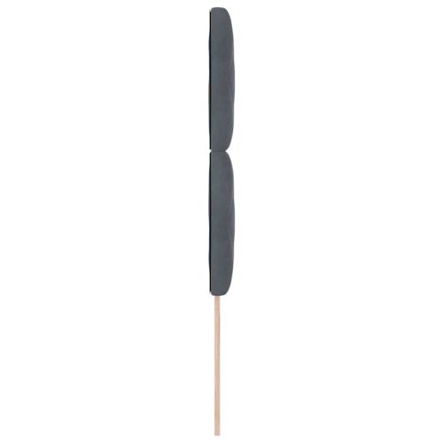 LED глава Тъмен сив 90 cm Кадифе