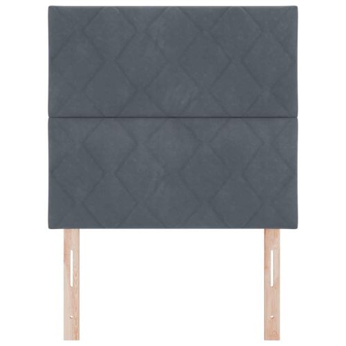 LED глава Тъмен сив 90 cm Кадифе