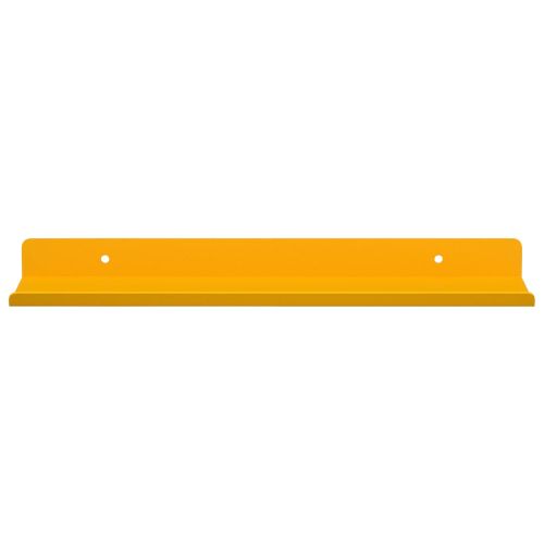 Плаващ рафт 4 pcs Горчично жълто 30 x 9 x 2,5 см Стомана