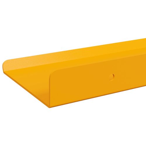 Плаващ рафт 4 pcs Горчично жълто 30 x 9 x 2,5 см Стомана